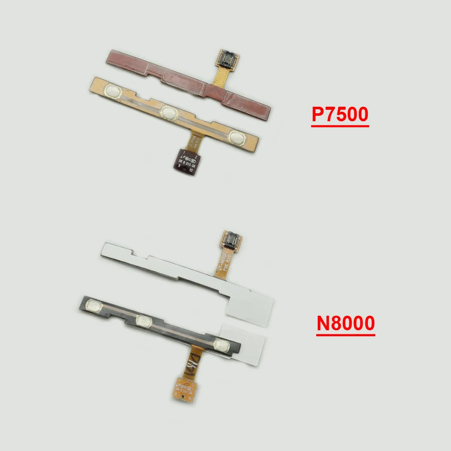 

1pc For Samsung Galaxy P7500 N8000 Power ON OFF Volume Mute Switch Side Button Key Ribbon Control Flex Cable