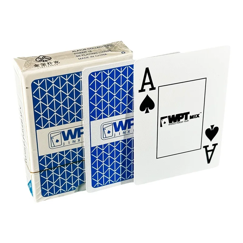 Plastic Playing Cards WPTTexas Hold'em Poker Cards Hard High-Grade Full Box Competition Special Waterproof Anti-Fold Playing Cards