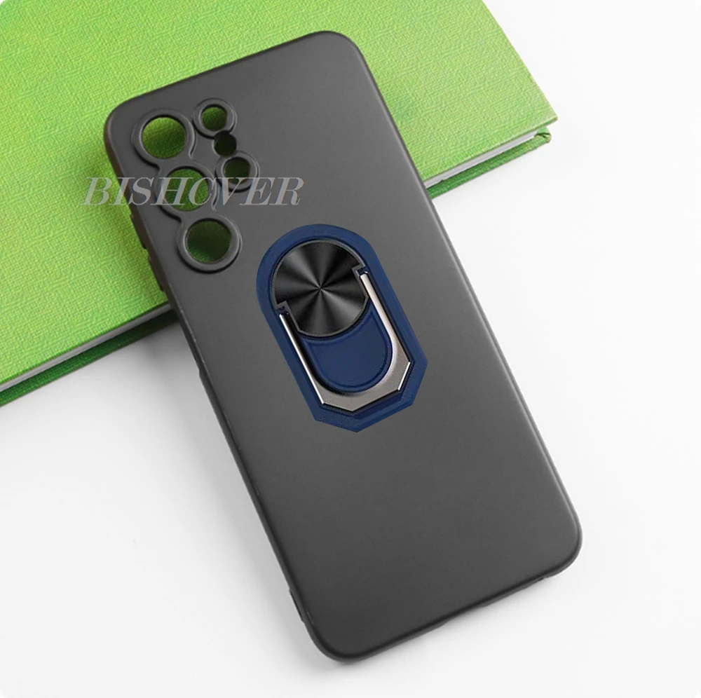 Durable Back Ring Holder Bracket TPU Phone Case – Soft Silicone Cover