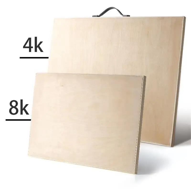 Artist sketch drawing painting wooden board 2K 4K 8K SIZE 4K