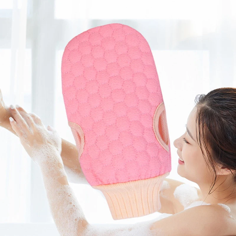 

1PCS Bath For Peeling Exfoliating Body Cleaning Scrub Mitt Rub Dead Skin Gloves For Shower Body Brush Towel SPA Foam Body