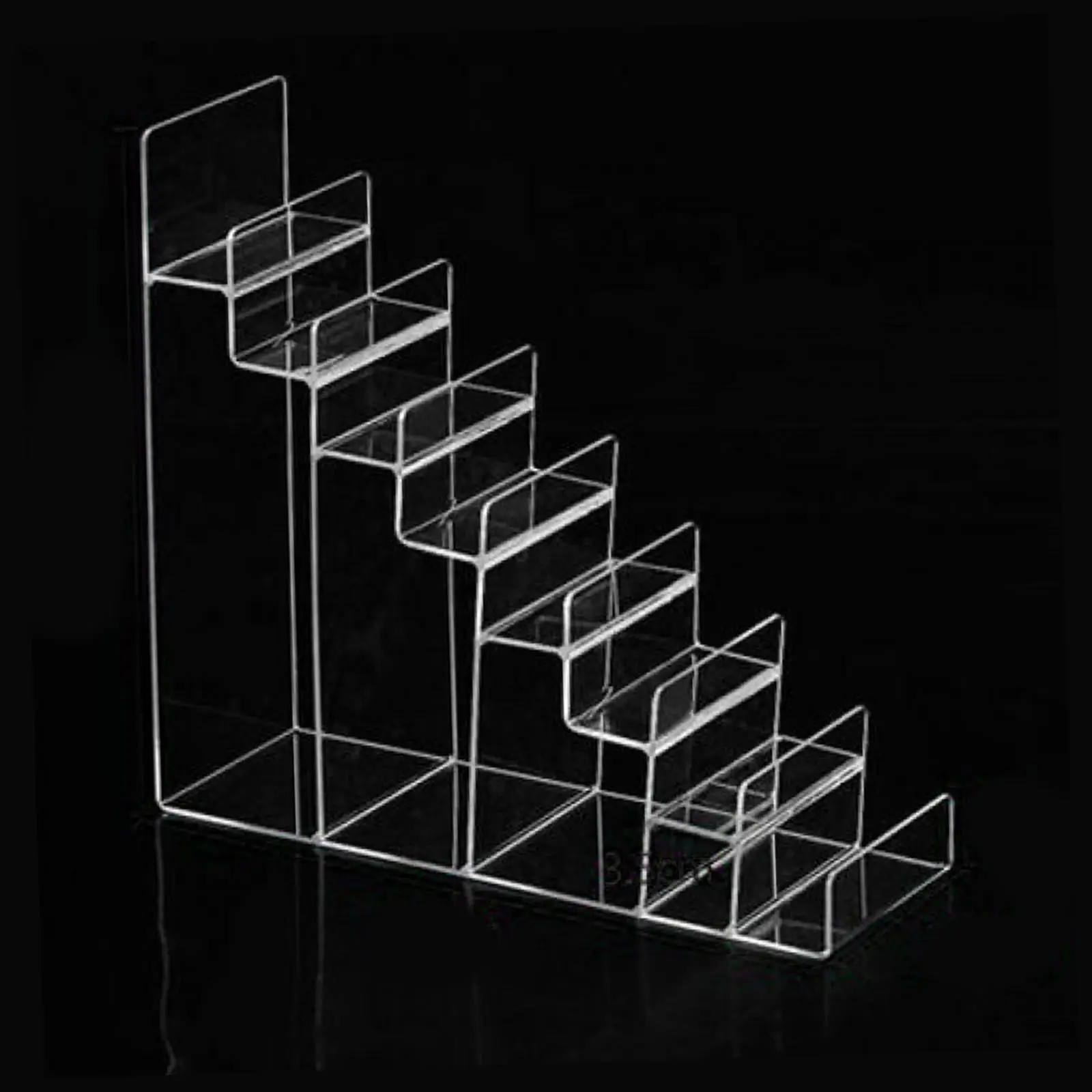 Acrylic Riser Display Shelf Handbag Purse Glasses Cosmetic Display Stand 8 Tiers