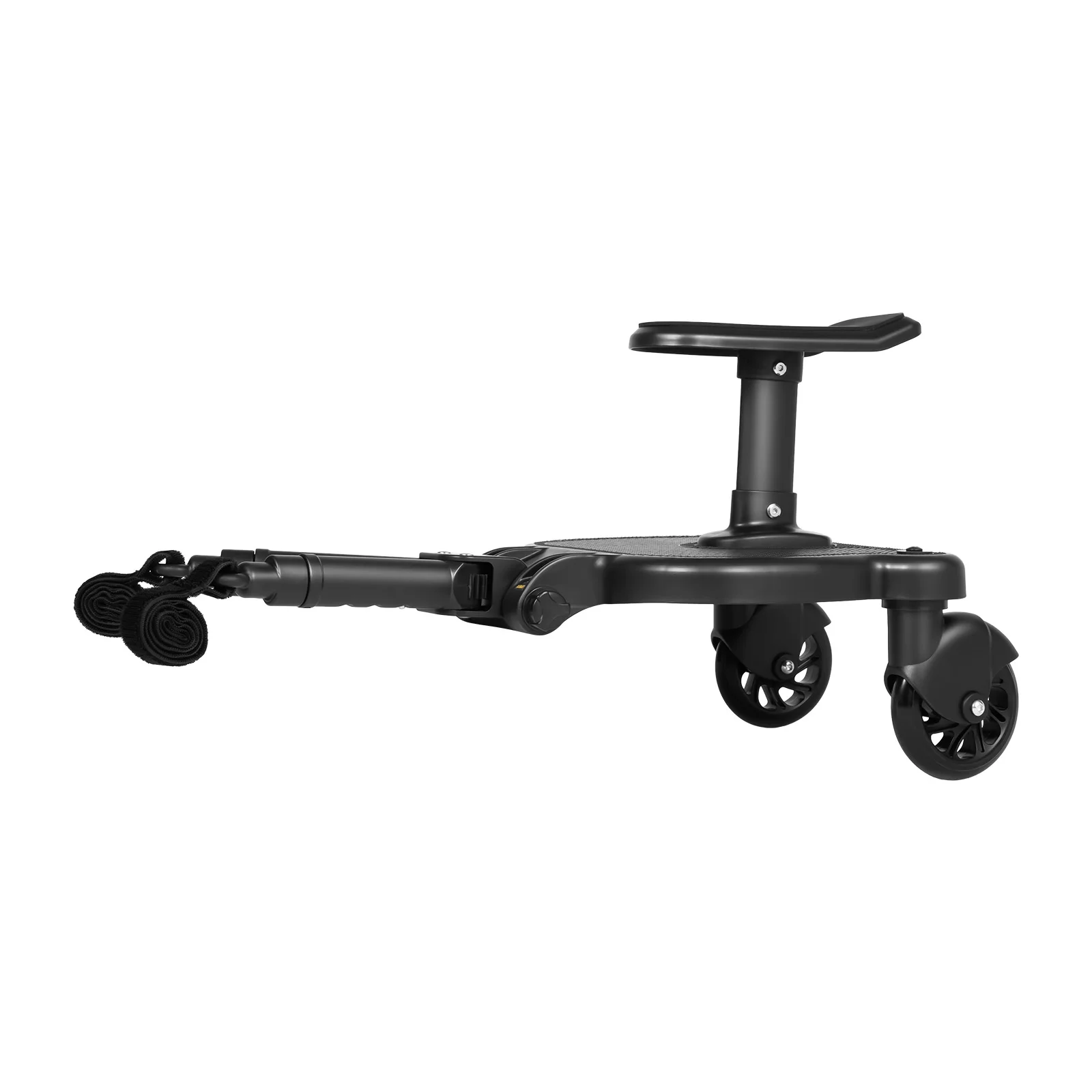 Universal Stroller Board 2-in-1 with Removable Seat Adjustable Standing/Sitting Ride-On 55lbs Capacity for Toddler Age 3-7