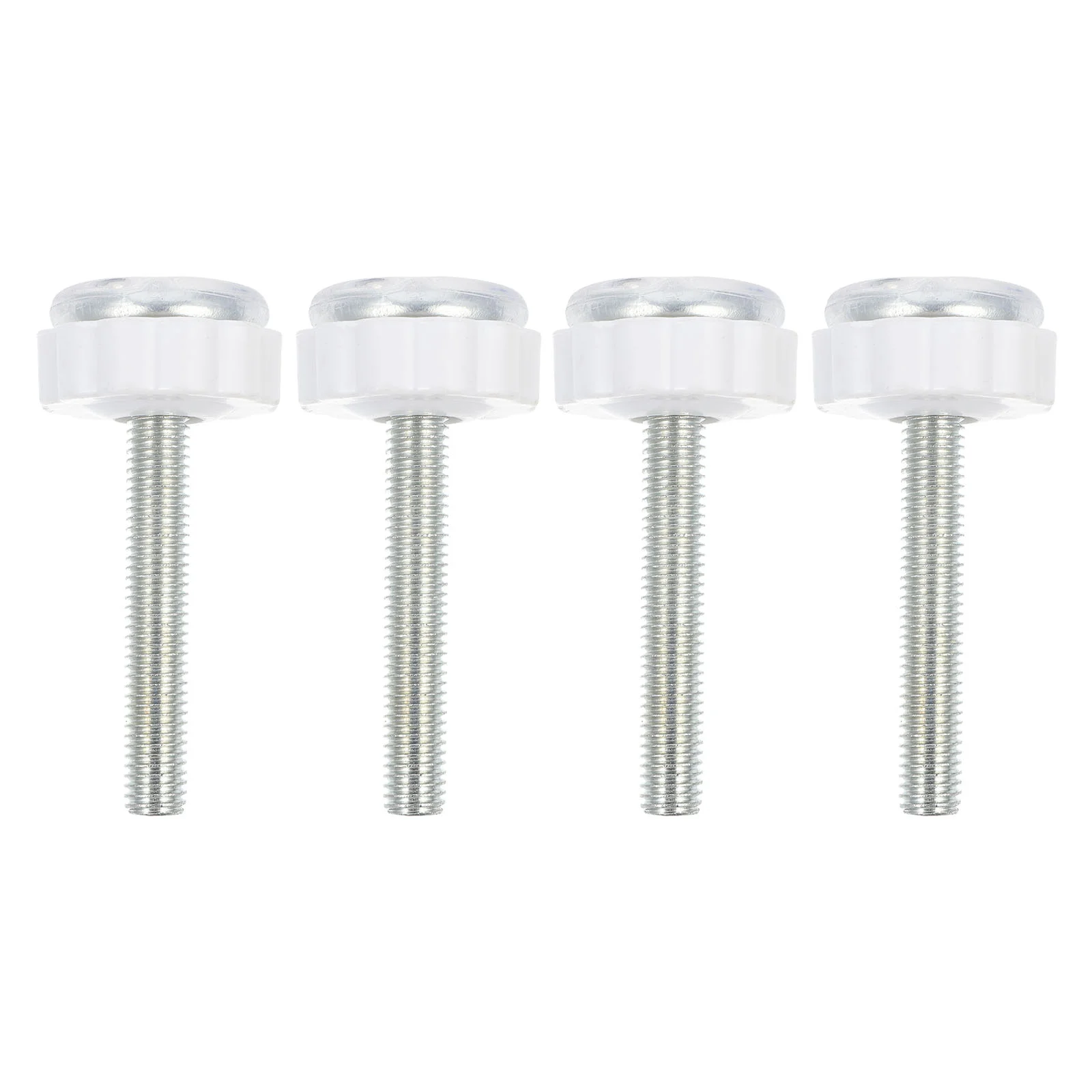 4 Pcs Bolts Fittings Gate Threaded Spindle Rods Screw Mounted Accessories Replacement Parts Dog Gates Accessory Kit White Baby