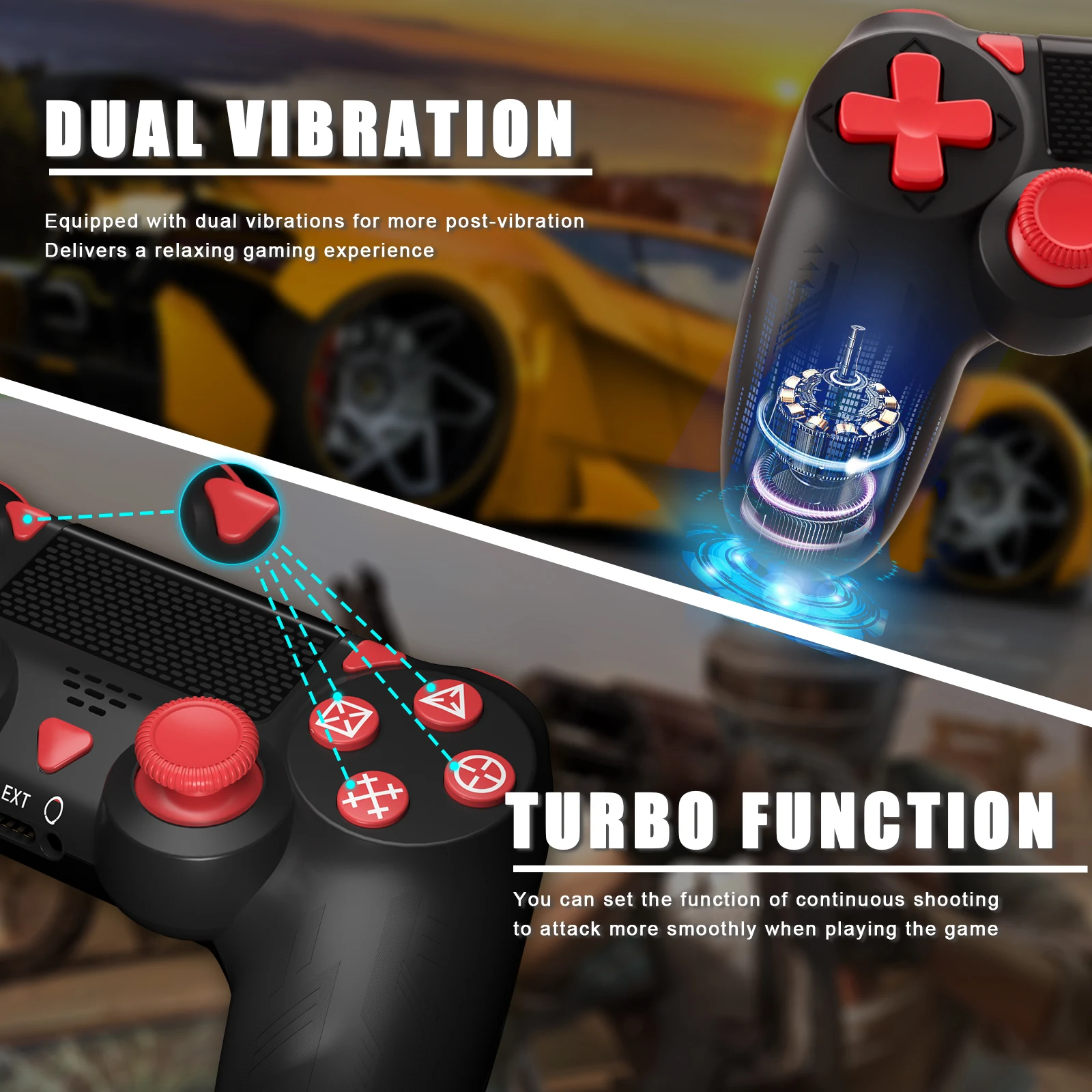 For Ps4 Controller Wireless Gamepad With Touch Panel/audio Function/6-axies  Sensor/dual Shock Game Joystick For Ps4 Game Console - Gamepads - AliExpress