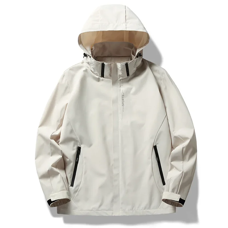 Outdoor Thin Hooded Waterproof Jacket 3