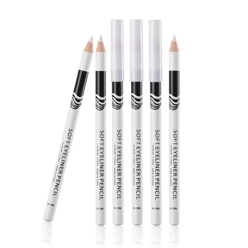 Waterproof White Eyeliner Pencil Quick-Dry Long-Lasting No Blooming Eye Liner Pen Professional Woman Makeup Beauty Cosmetic Tool 2