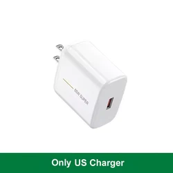 High - Speed 65W USB Type - C Charger with SuperVOOC Technology - Universal Fast Charging Adapter - Only US Charger