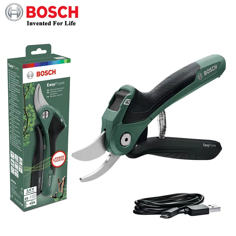 Bosch-Sécateur sans fil EasyPrune, ciseaux rechargeables, sécateur de  plantes de jardinage, sécateur de branches, outils électriques de jardin -  AliExpress