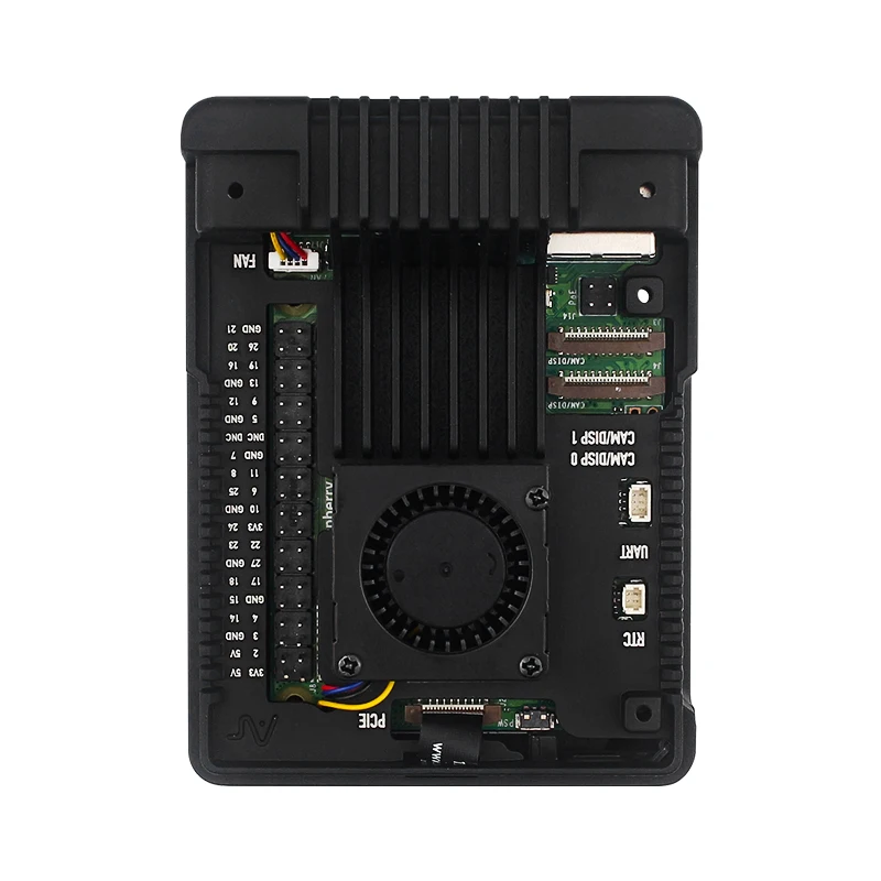 Argon NEO 5 M.2 NVME PCIE Case for Raspberry Pi 5 Built-in Heatsink with PWM Fan