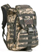 

Men Molle Military 3P Tactical Double Shoulder Bag Pack Knapsack Outdoor Camp Hiking Climbing Nylon Wear Resisting 40L Rucksack