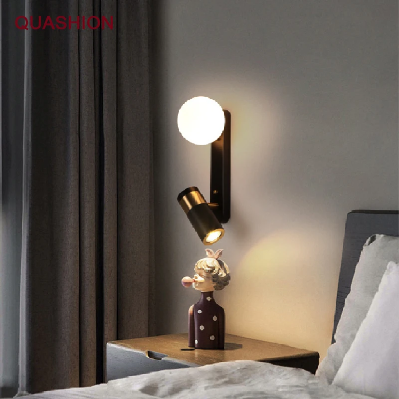 

Modern and Simple Wall Light Bedside Working Study Book Reading Hotel Indoor Bedroom Room LED Wall Lamps Rotatable Angle