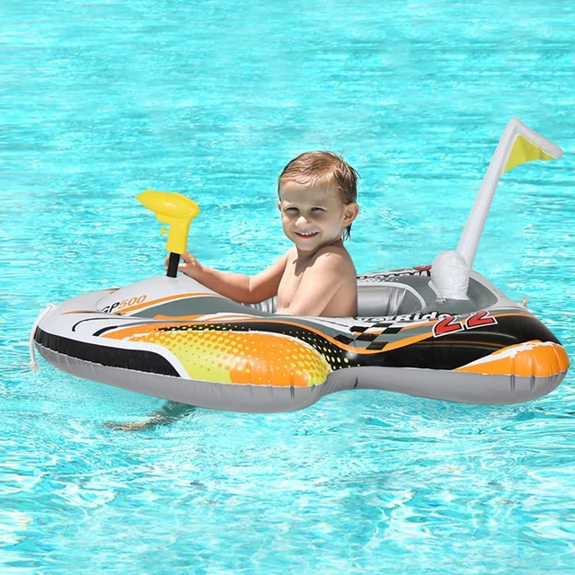 Pool Floats with Water Gun for Kids Learn-to-Swim Swimming Pool