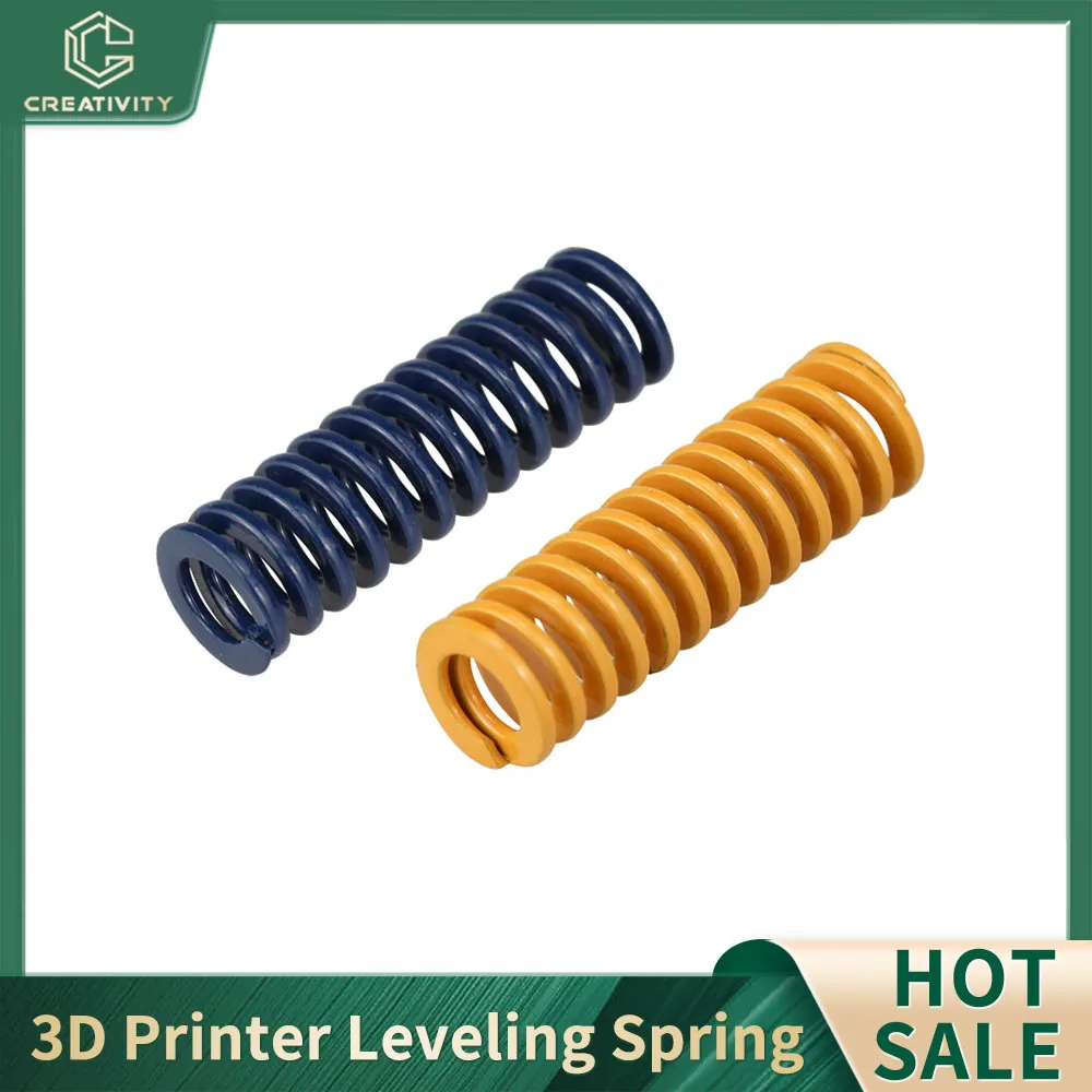 Uxcell 3D Printer Heated Bed Springs – 16-Pack Yellow Light Load Compression Springs (25mm) - View #9