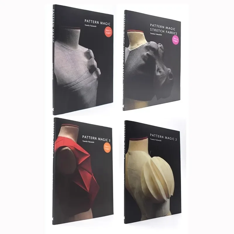 4 Libri/Set Tomoko Modello Nakamichi Libro Magico Volume 1-4 Tessuti Elasticizzati Abbigliamento Taglio Design Libro Didattico