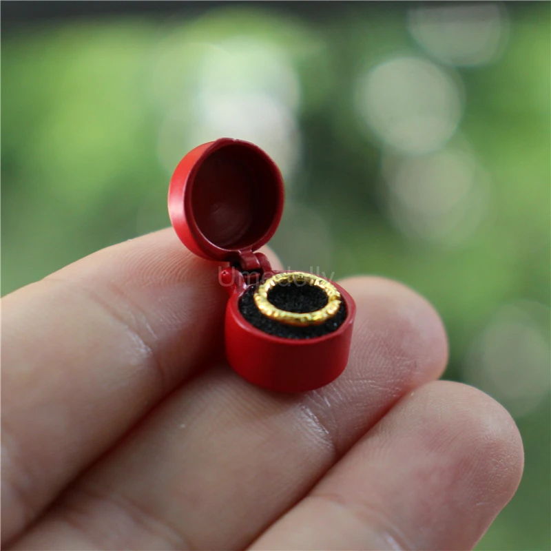 ドールハウス用ミニジュエリーボックス,1/12スケール,ob11bjd用