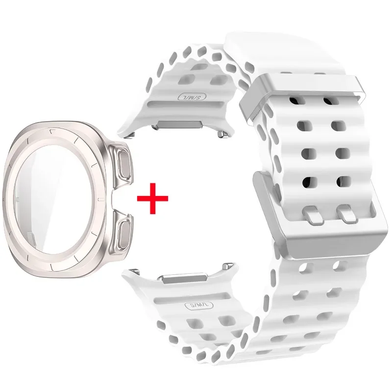Ultimate 2-in-1 Watch Protection & Style Set with Strap, Case, and Screen Protector