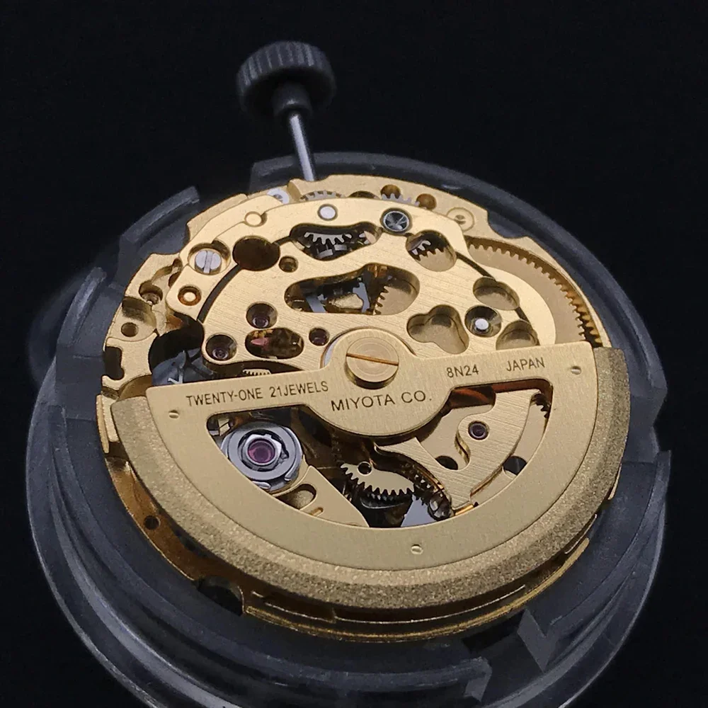MIYOTA Golden 8N24 Mechanical Movement Japan  Geninue Parts for Luxury Brand Watch Top Quality Watch Replacements
