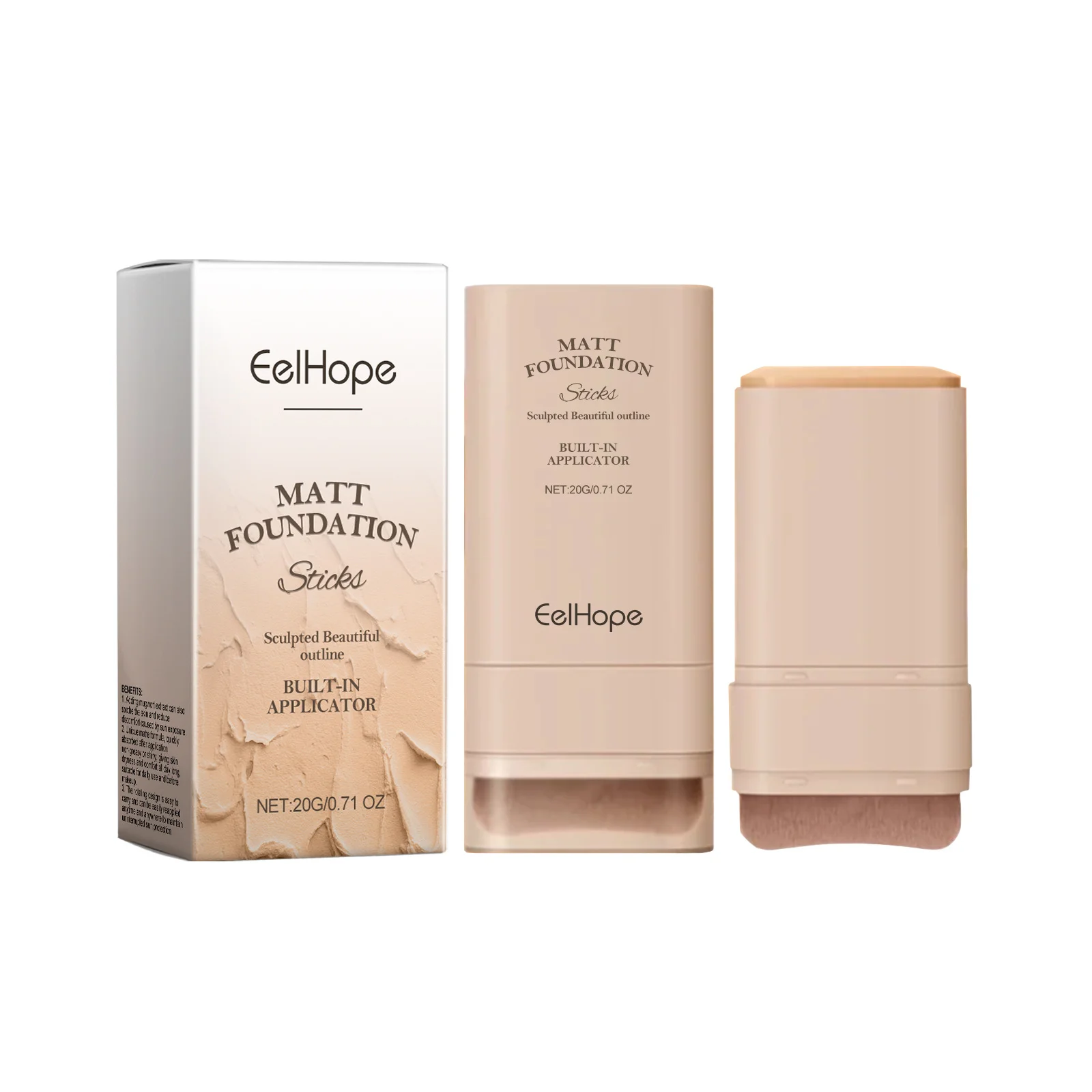 Eelhope Concealer Foundation Cream Long-Lasting Makeup Full Coverage Lightweight Waterproof Foundation Face Concealer Cosmetics 2
