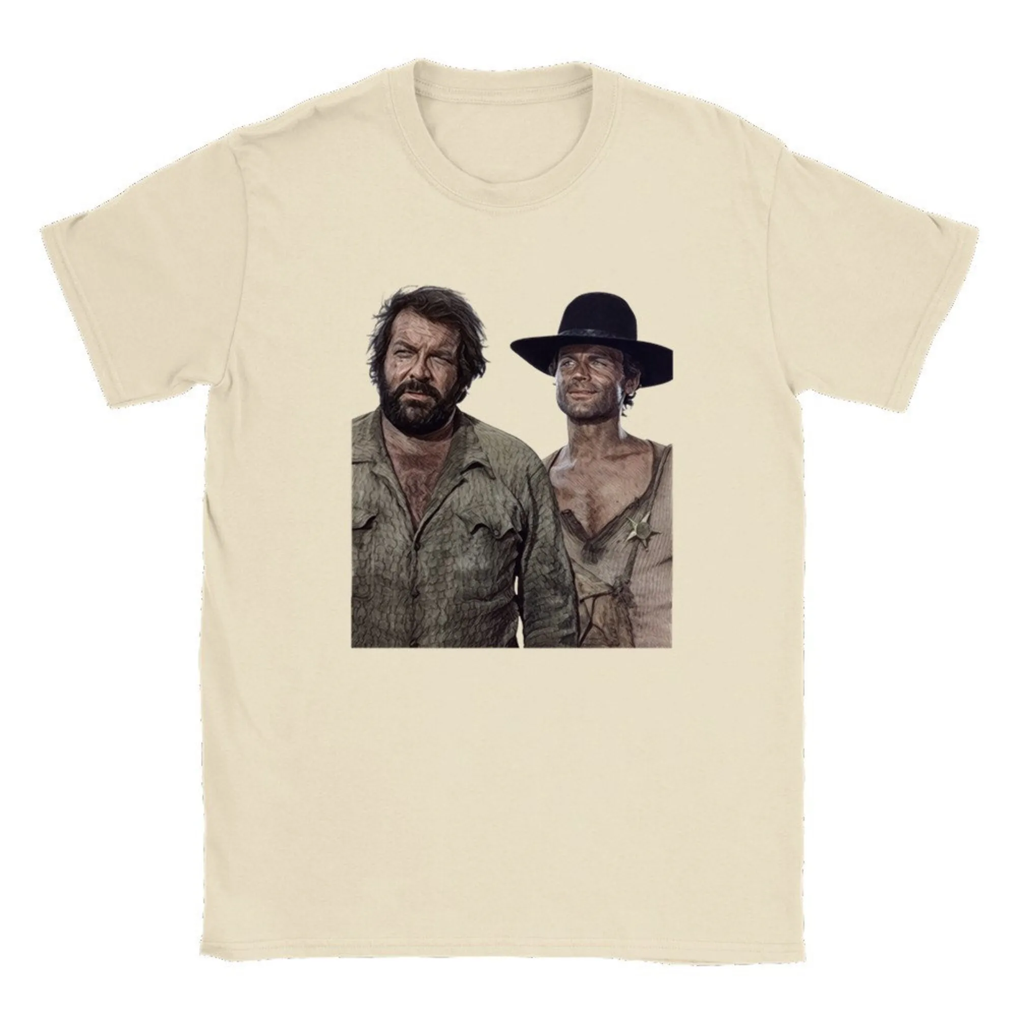 Bud Spencer Terence Hill Tribute T Shirt Dynamic Duo Retro Style Vintage Movie Fans Slap And Beas