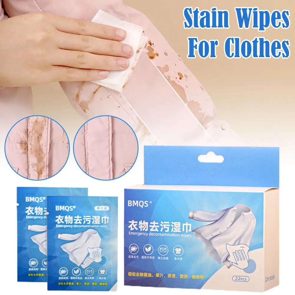 Stain Wipes Clothes Cleaning Wet Wipes Stain Cleaning Accessories Water-free Laundry Removers Clothing Stain Removal Wet Wipes