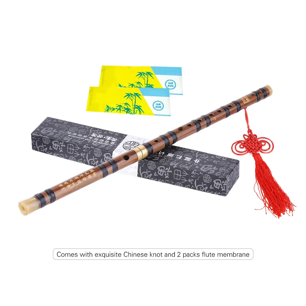 Pluggable Bitter Bamboo Flute Dizi Traditional Handmade Chinese Musical Woodwind Instrument Key C/D/G Professional Performance musical instruments