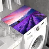 Lavender Flower Kitchen Absorbent Pad Dry Draining Mat Sink Washstand Coffee Machine Pads Table Placemat Faucet Anti Splash 2