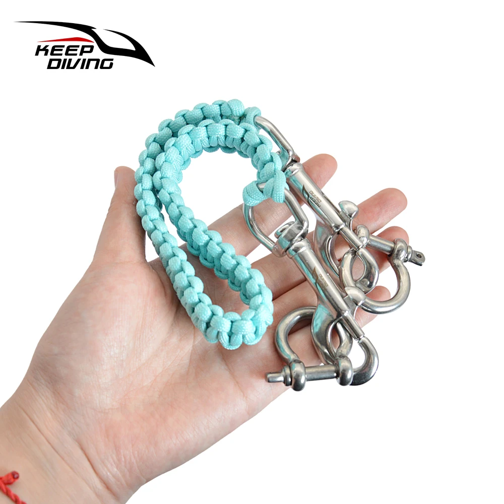 1Pcs Tauchen Kamera Tablett Griff Seil Lanyard Strap Woven Leucht Seil oder Sony Gehäuse Fall Licht Halter Unterwasser Fotografie – Detail 6