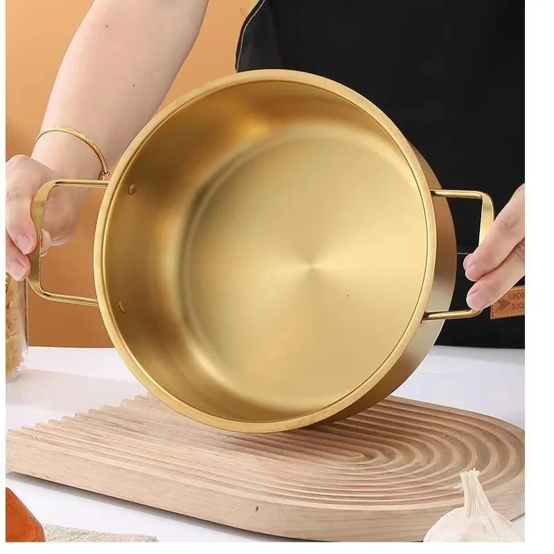 Stainless Steel Induction Compatible Soup Pot Detail