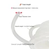 100cm/pcs Hearing Aid PVC Tubing Transparent Sound Guide Tube DIY  IEM Earphones Earmold BTE Hearing Aid Earmolds 3mm*2mm 3