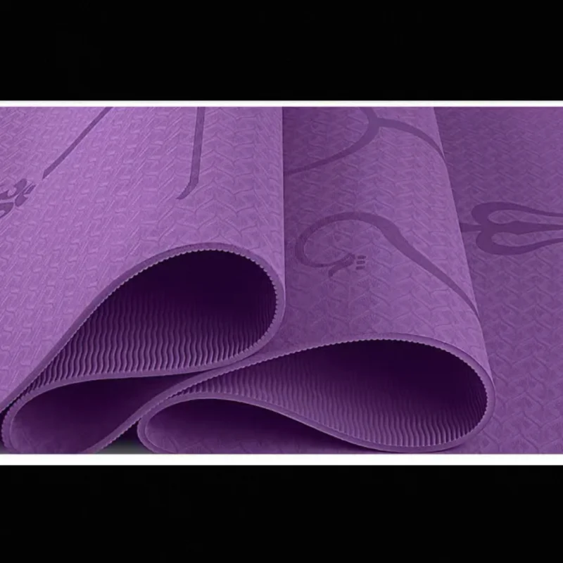 TPE Thickened Widened Yoga Mat Silent Shock Absorption Non-slip Dance Home Yoga Mat