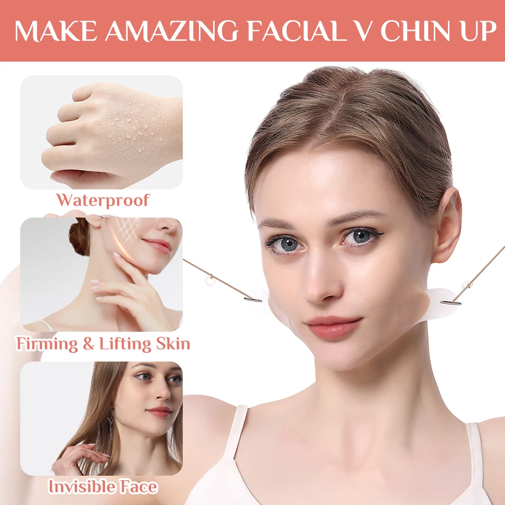 Face Lift Tape 20/40PCS Face Tape Lifting Invisible Ultra-thin Invisible Waterproof Makeup Tool to Hide Facial and Neck Wrinkles