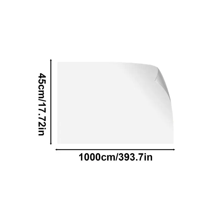 Wall Stickers Electrostatic Whiteboard Static Cling No Damage Easy To Clean Reuse for Home Office School