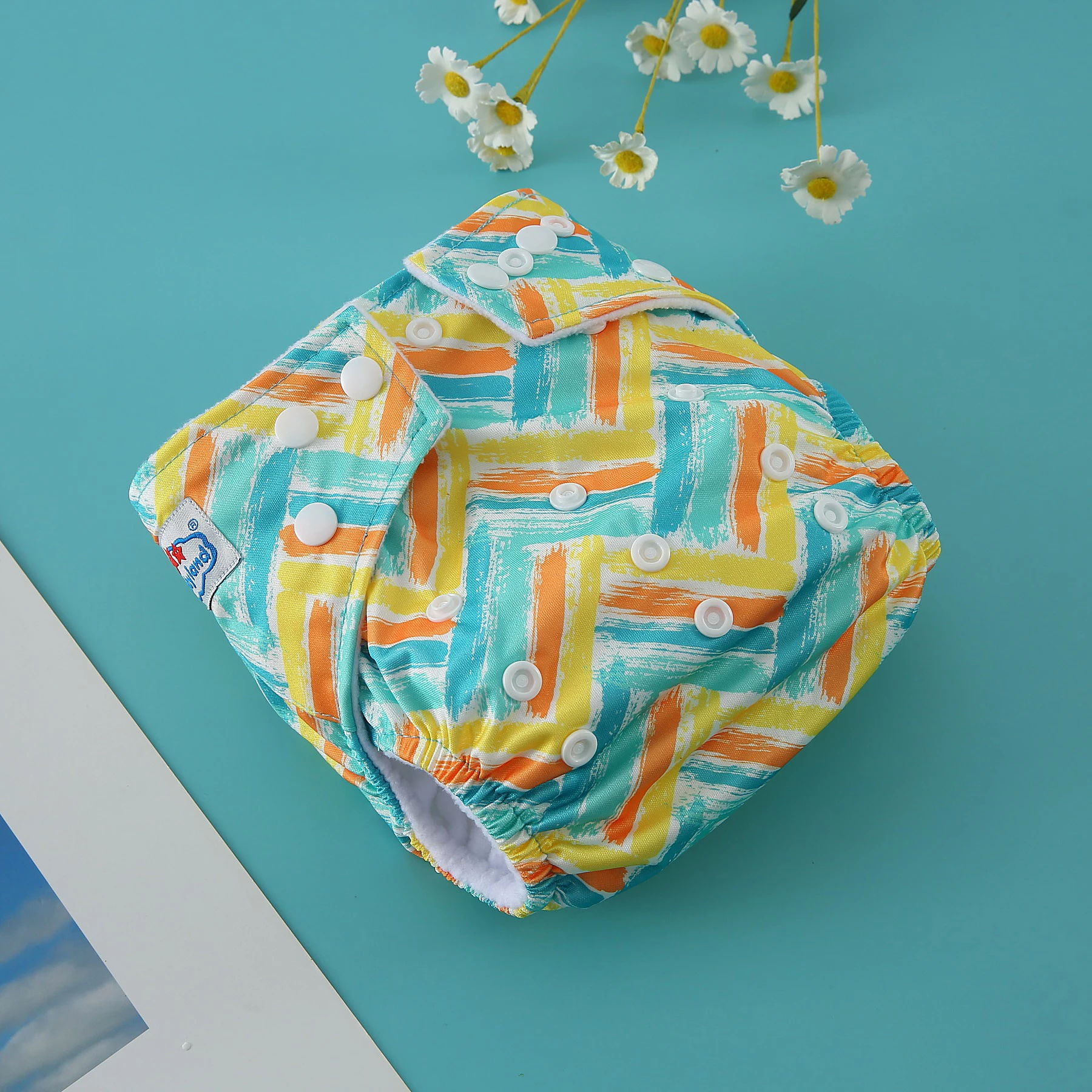 

2022 New Baby Pocket Cloth Diaper Nappy Reusable Adjustable Washable without Inserts