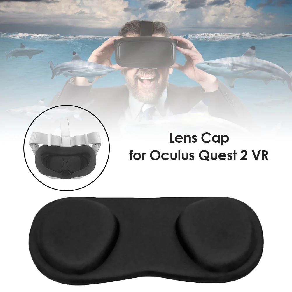 Soft Lens Cover Washable Lens Protective Cap Sleeve for Oculus Quest 2 Dustproof Anti-Scratch Lens Protective Cap
