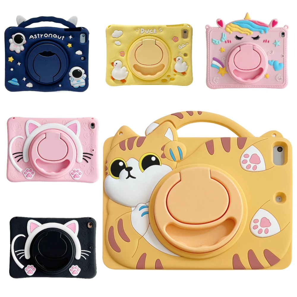 Kids Cartoon Tablet Stand Cover, Protective Case