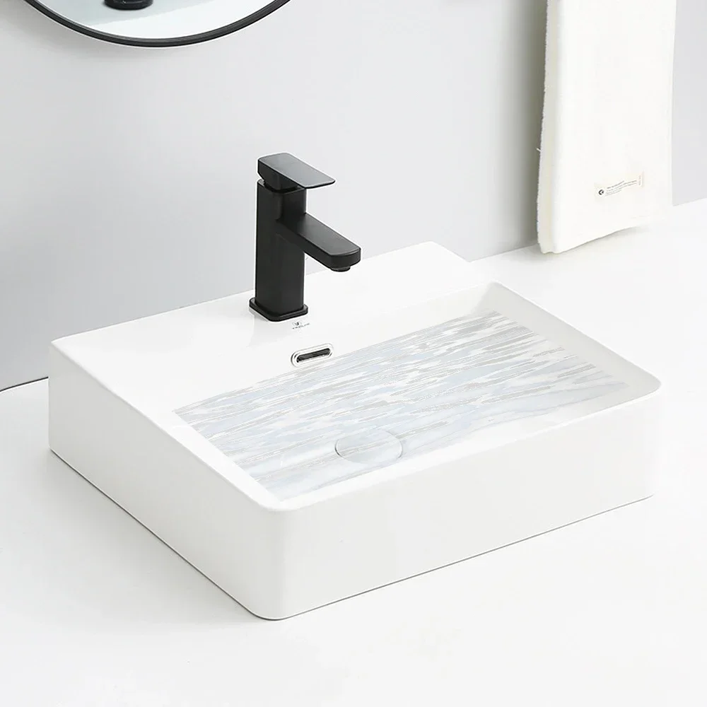 Sink Overflow Cover Basin Drain Ring Sink Overflow Ring Drain Cover Replacement Home Bathroom Kitchen Sink Wash Basin Trim Overflow Cover Hole Insert Round Caps