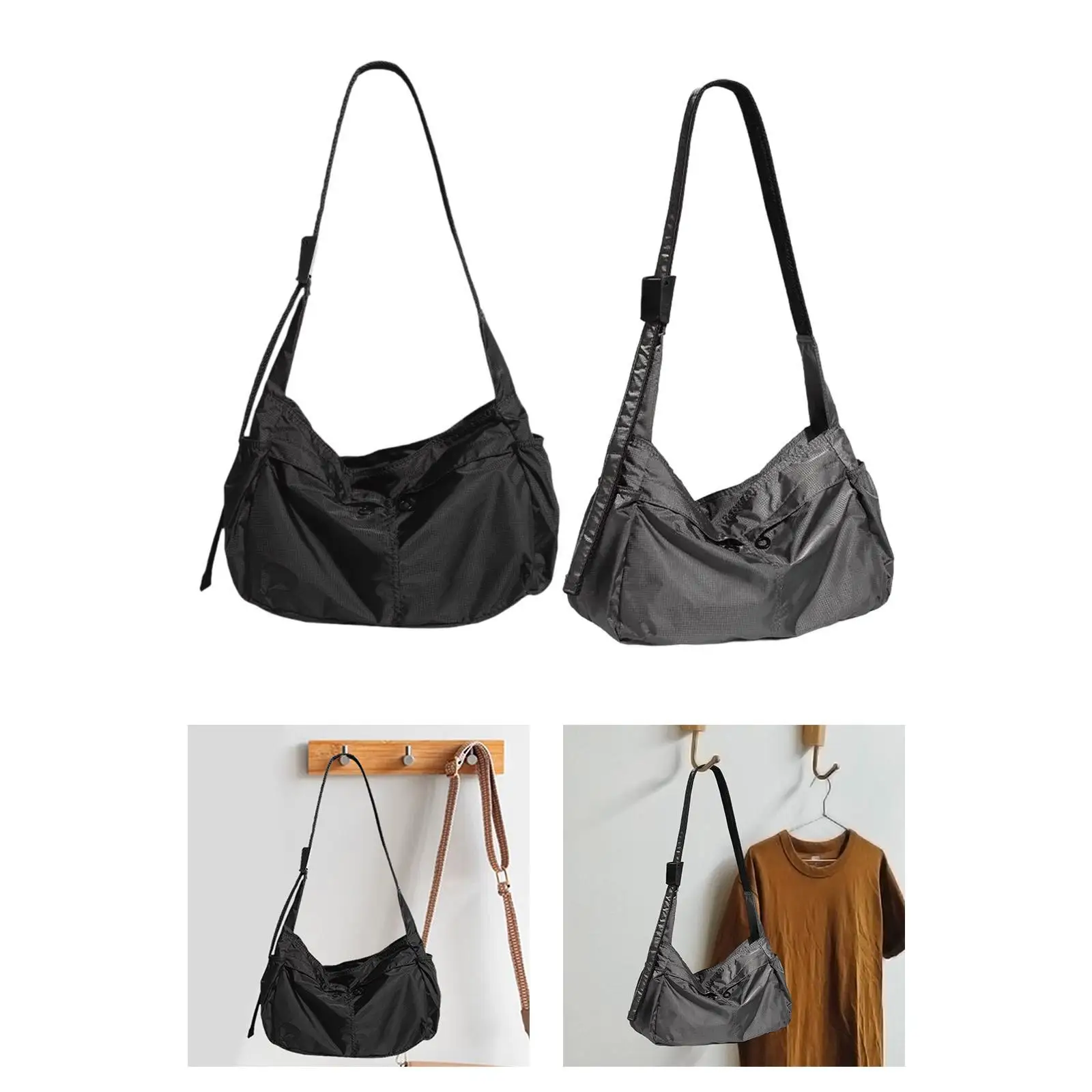 Crossbody Bag Large Capacity Purse Messenger Bag for Work Commuting