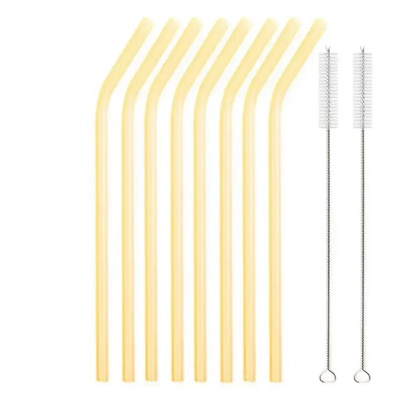 8pcs Gold Bent