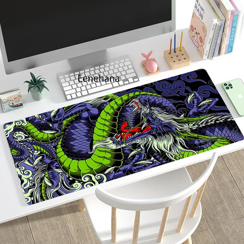 

Dragon Mat Mousepad Gamer Office Mat Mouse Pad Light Gaming Room Accessories Desk Mat Art Keyboard Mats 900x400 Mausepad Company