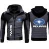 2024 Spring New POLARIS All Terrain Vehicle Men's Double layered Double Zipper Jacket Outdoor Multi functional Windproof Jacket 2