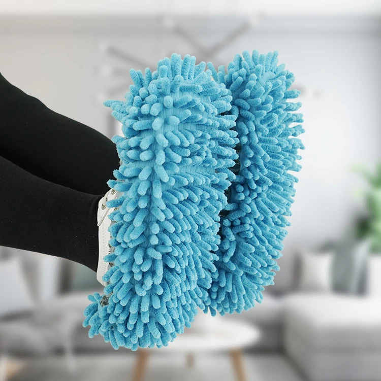 1-2-3-4PCS Multifunction Floor Dust Cleaning Slippers Shoes Lazy Mopping Shoes Home Floor Cleaning Micro Fiber Cleaning Shoes 4