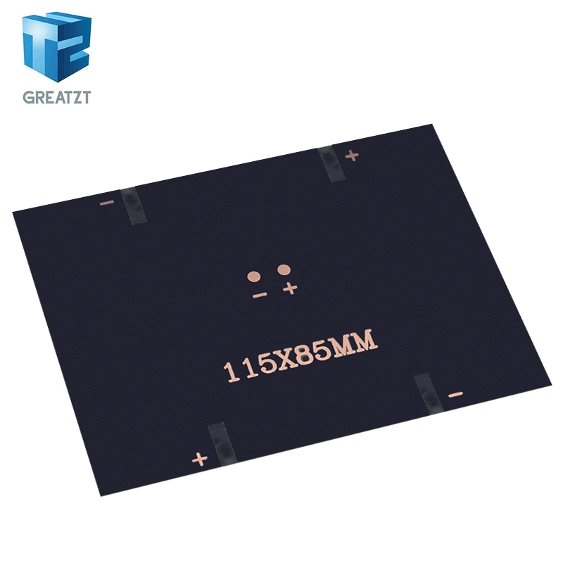 GREATZT 1PCS 12V 125mA 1.5W Solar Panel Polycrystalline 115*85MM Mini Sunpower Solar System DIY for Battery Cell Phone Charger
