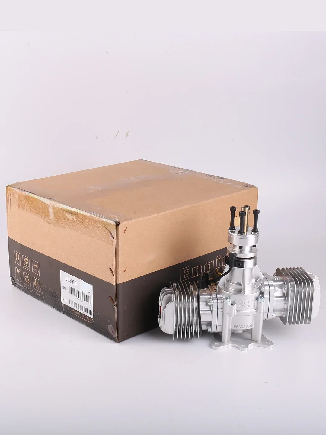 

Model Gasoline Double Cylinder Engine 60cc Engine
