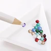 20/5Pcs Rhinestone Picker Dotting Pencil White Wax Pen for Picking Up Stones Crystal Bead Applicator Nail Art Decoration Tools 2