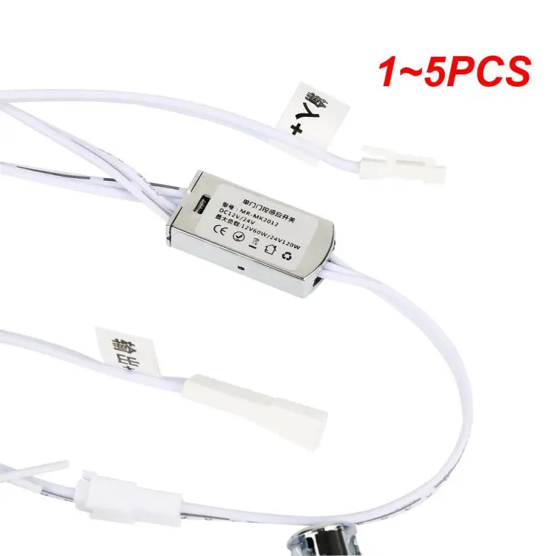 

Датчик управления дверью, белый Высокочувствительный водонепроницаемый датчик ручного управления дверью шкафа, 1 ~ 5 шт.