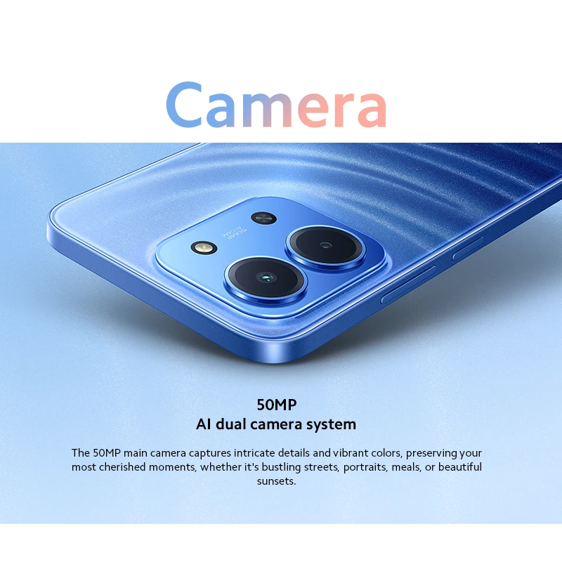 Xiaomi Redmi 15C Smartphone Global Version MediaTek Helio G81-Ultra 120Hz 6.9" Dot Drop display 33W charging