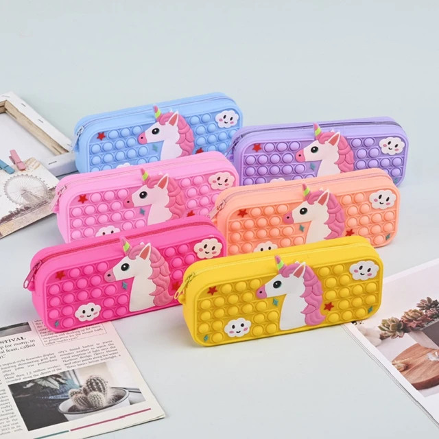 Unicorn Pencil Case Stationery  School Cases Boxes Unicorn - Pencil Cases  Cute - Aliexpress