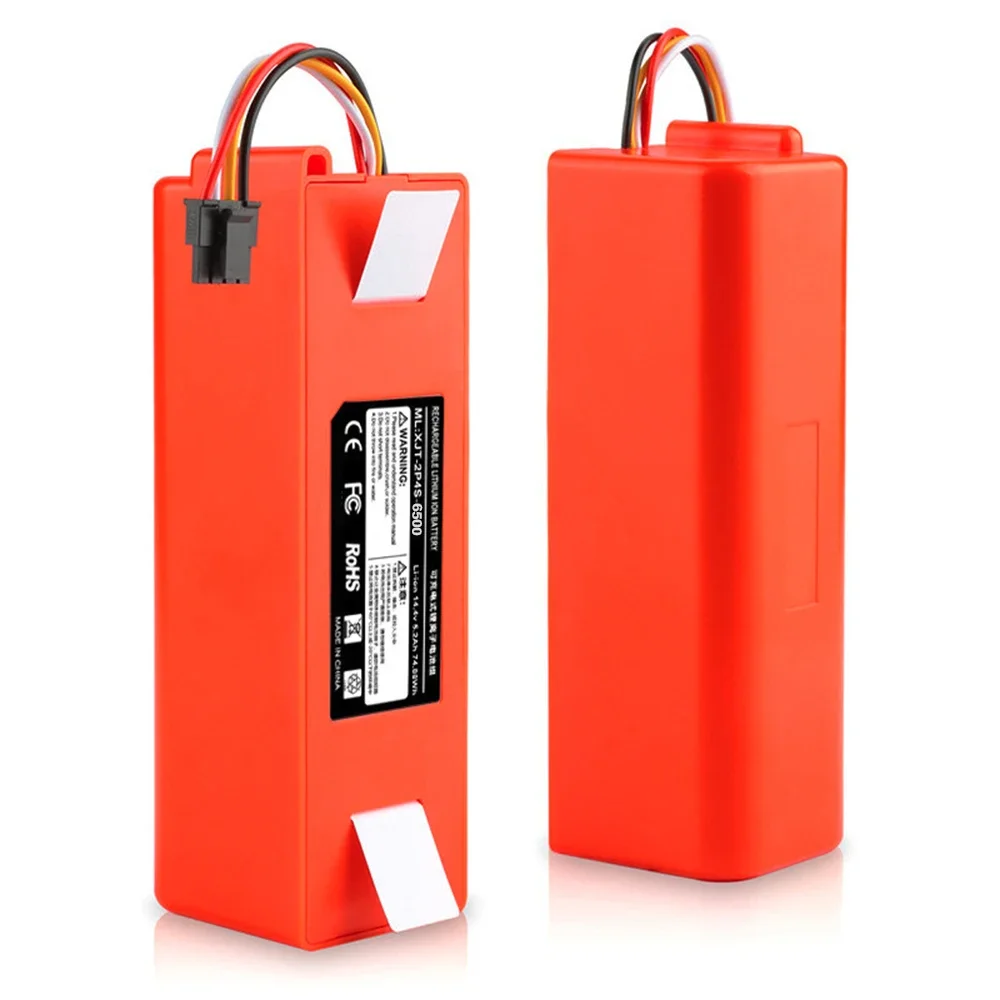 Vhbw Batterie compatible avec Xiaomi Roborock Q7 Max, Q7 Max+, S7 Max, S7  MaxV aspirateur, robot électroménager (5000mAh, 14,4V, Li-ion)