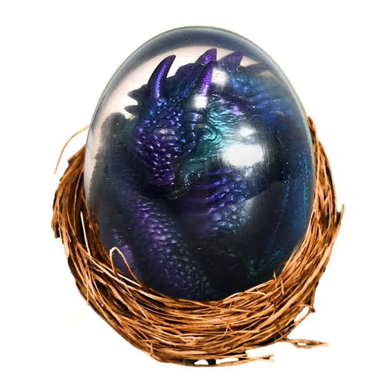 

Dinosaur Egg Resin Decorations Ornaments Handmade Sculpture Fire Pocket Dragon Souvenir Dinosaur Room Decor Handmade Sculpture